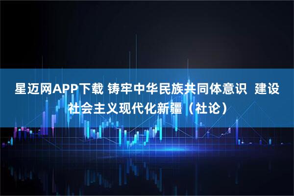 星迈网APP下载 铸牢中华民族共同体意识  建设社会主义现代化新疆（社论）