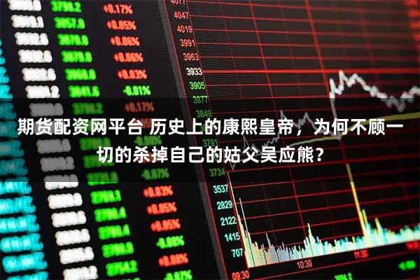 期货配资网平台 历史上的康熙皇帝，为何不顾一切的杀掉自己的姑父吴应熊？
