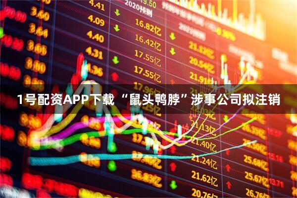 1号配资APP下载 “鼠头鸭脖”涉事公司拟注销